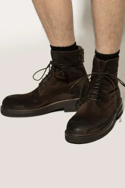 Marsell BROWN Suede ankle boots