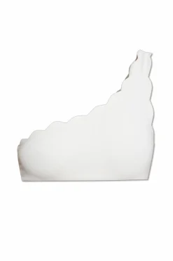 Marysia WHITE Top of "Santa Barbara" swimsuit