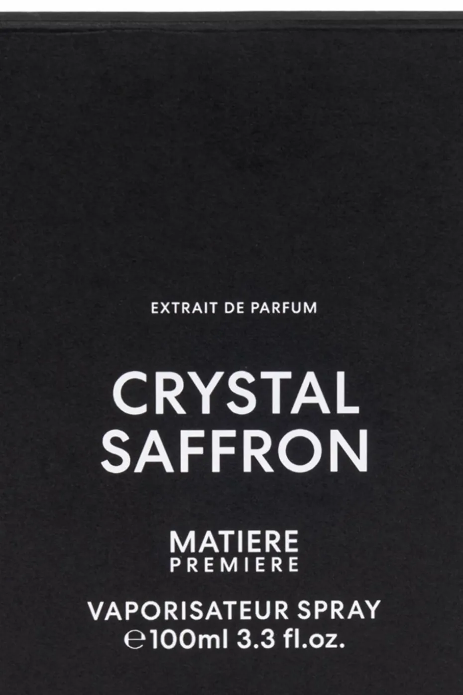 Matiere Premiere BLACK Perfume extract Crystal Safron