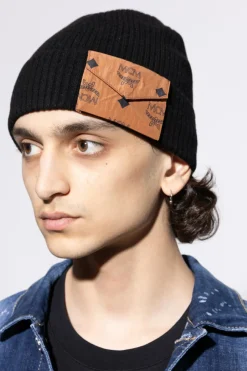 MCM BLACK Cap with pocket