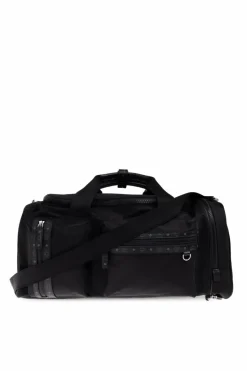 MCM BLACK Hand luggage bag with logo patch