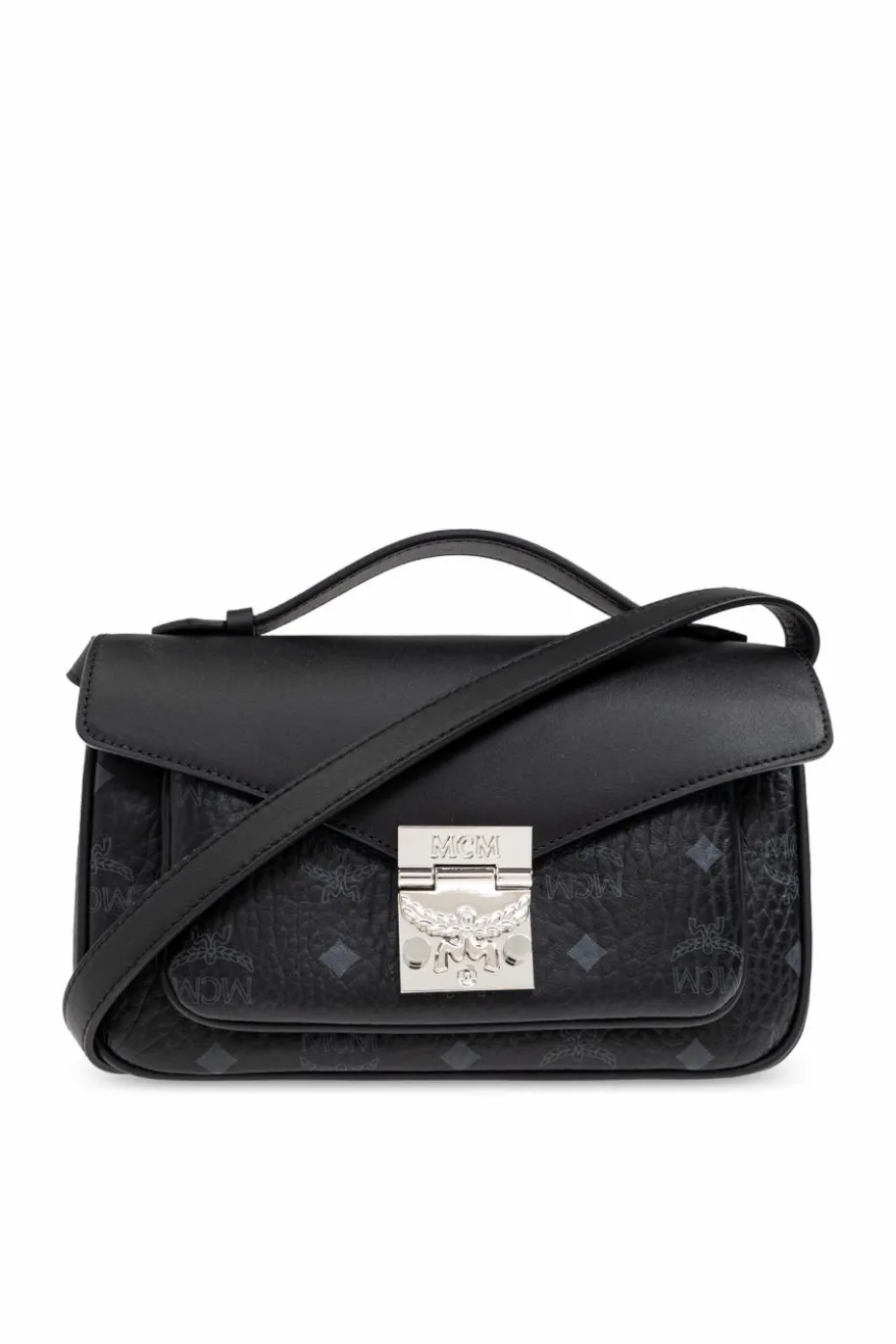 MCM BLACK Handbag `Tracy Medium`