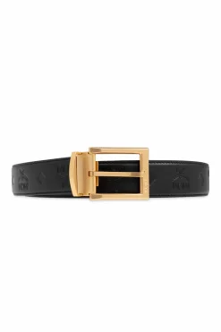 MCM BLACK Leather belt