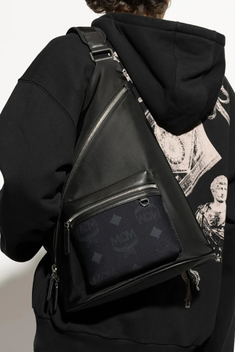 MCM BLACK One-shoulder backpack