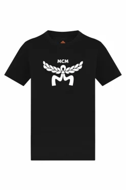 MCM BLACK Printed T-shirt