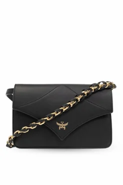 MCM BLACK Shoulder bag with logo