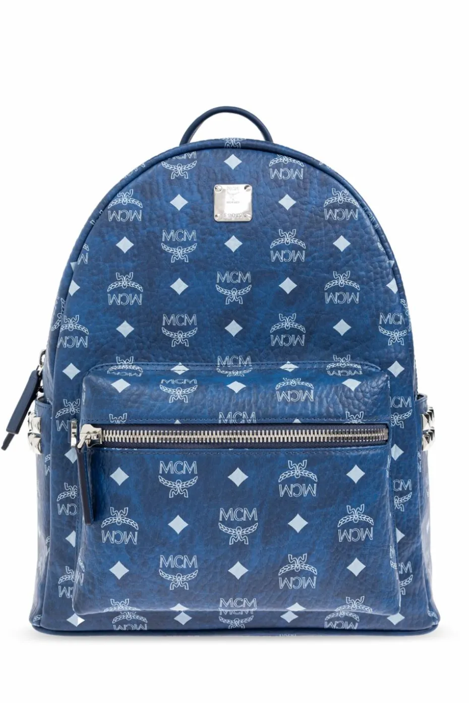 MCM BLUE Backpack with logo