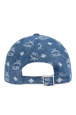 MCM BLUE Denim baseball cap