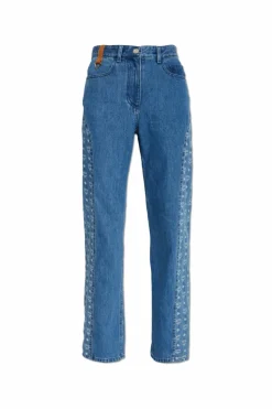 MCM BLUE Monogram jeans