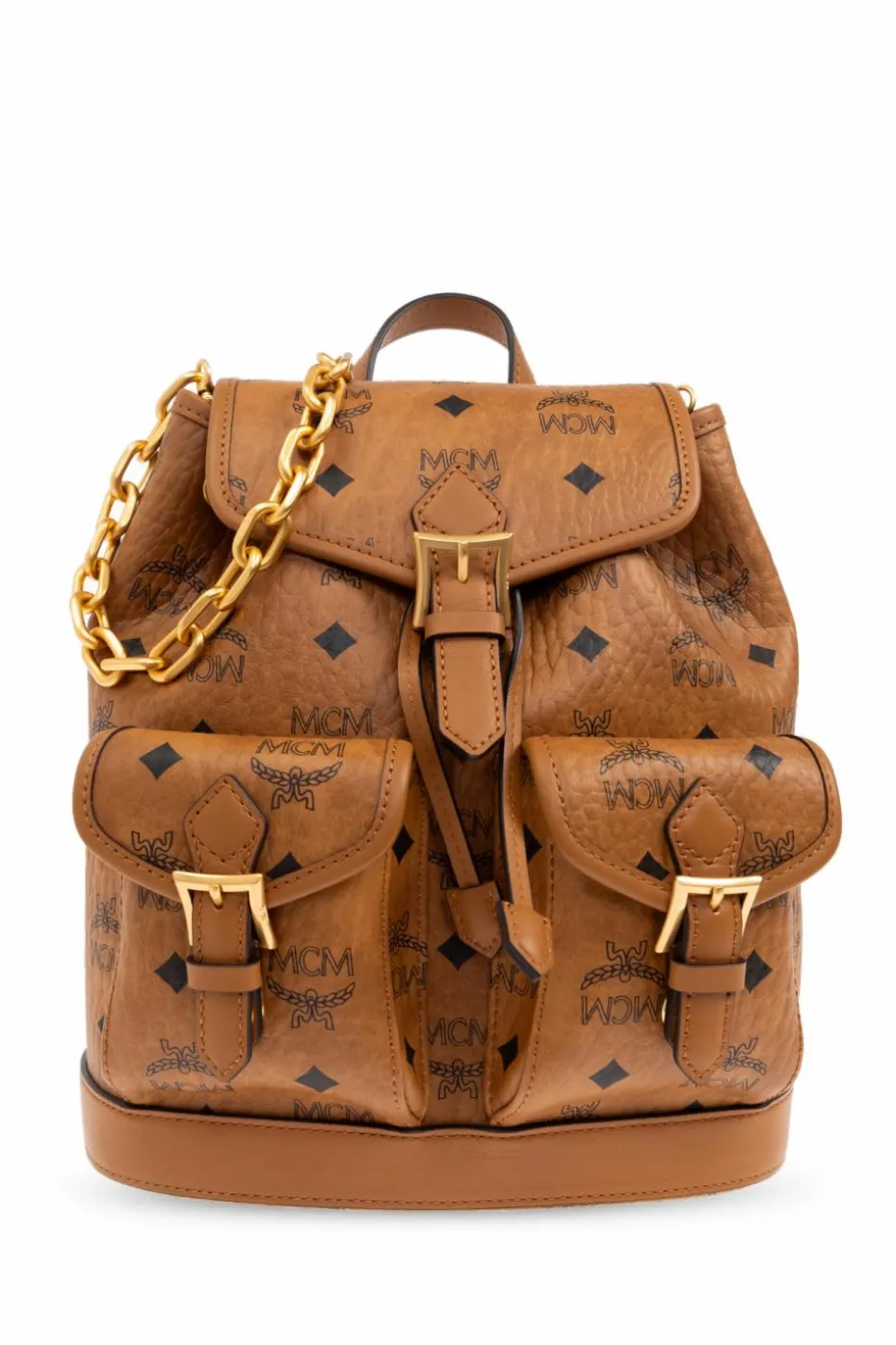 MCM BROWN Backpack "Aren Mini"