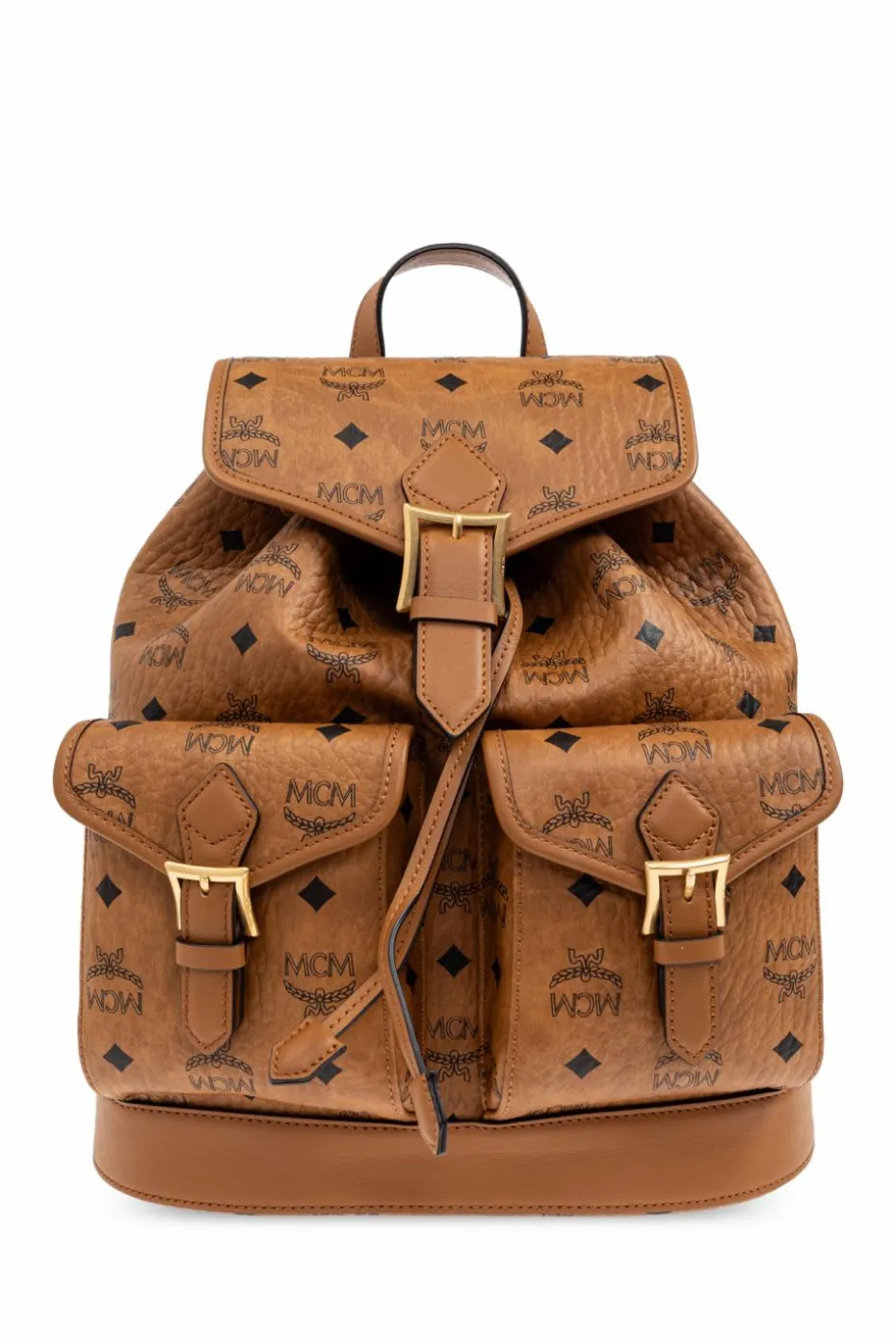 MCM BROWN Backpack "Aren Small"