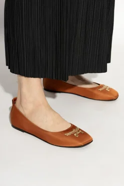 MCM BROWN Ballet Flats