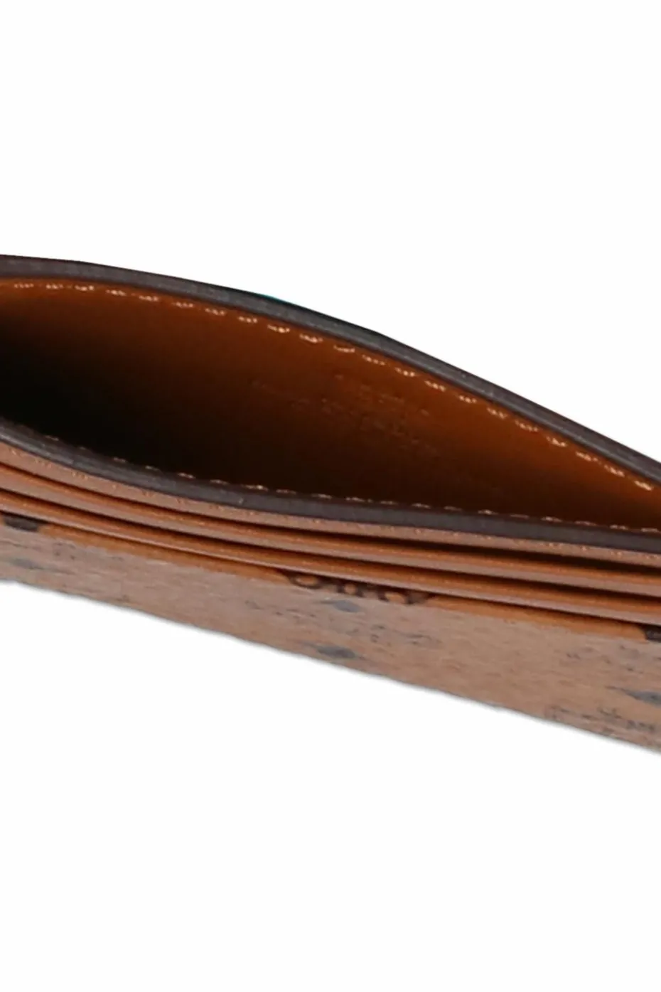 MCM BROWN Card case with logo