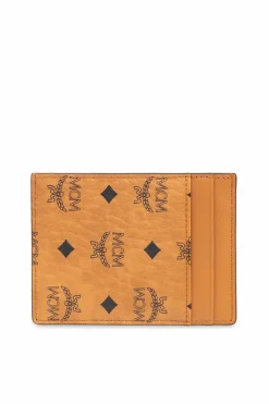 MCM BROWN Card case with logo