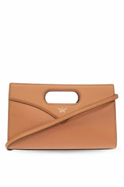 MCM BROWN āDiamondā shoulder bag