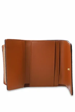 MCM BROWN Foldable wallet with logo