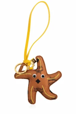 MCM BROWN Keychain with charm