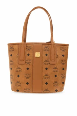 MCM BROWN āLiz Miniā reversible shoulder bag