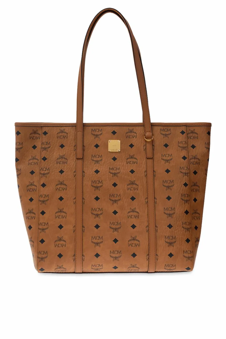 MCM BROWN Patterned shopper bag
