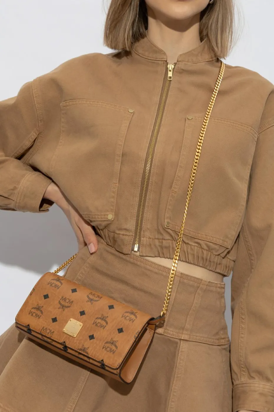 MCM BROWN Shoulder bag