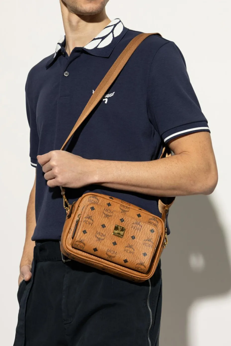 MCM BROWN Shoulder bag Aren