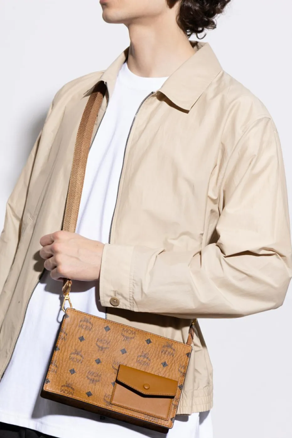 MCM BROWN Shoulder bag "Arem Small"