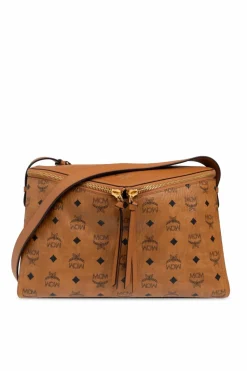 MCM BROWN Shoulder bag āDiamantā