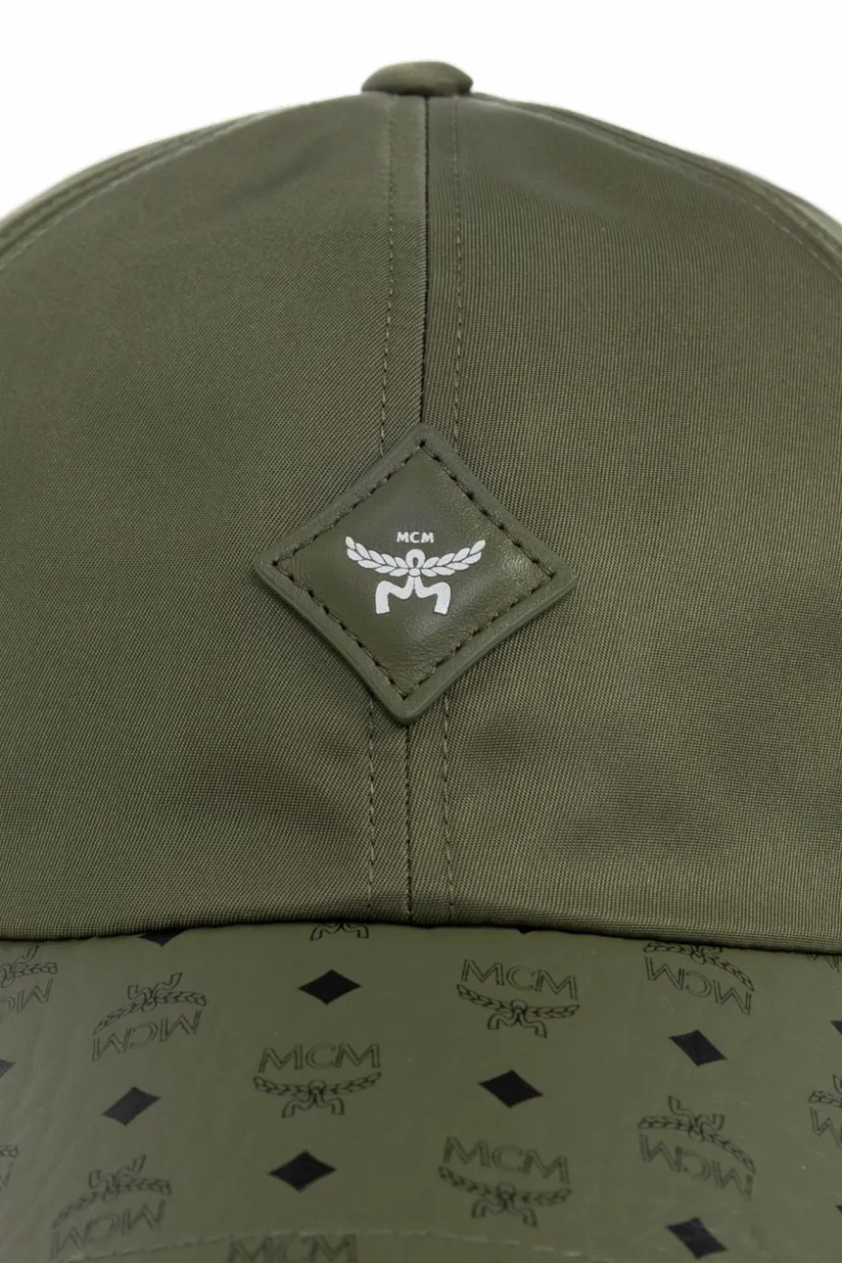 MCM GREEN Baseball cap with logo