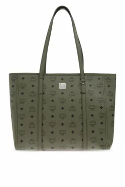 MCM GREEN Shopper bag "Toni"