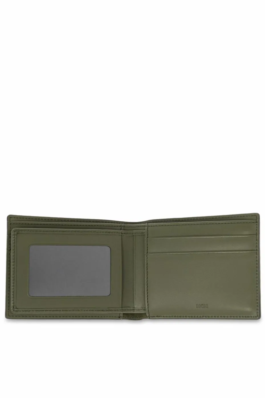 MCM GREEN Wallet with "Visetos" print