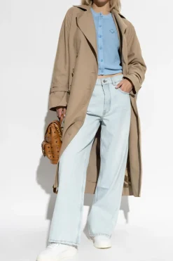 MCM light blue Cardigan with logo patch