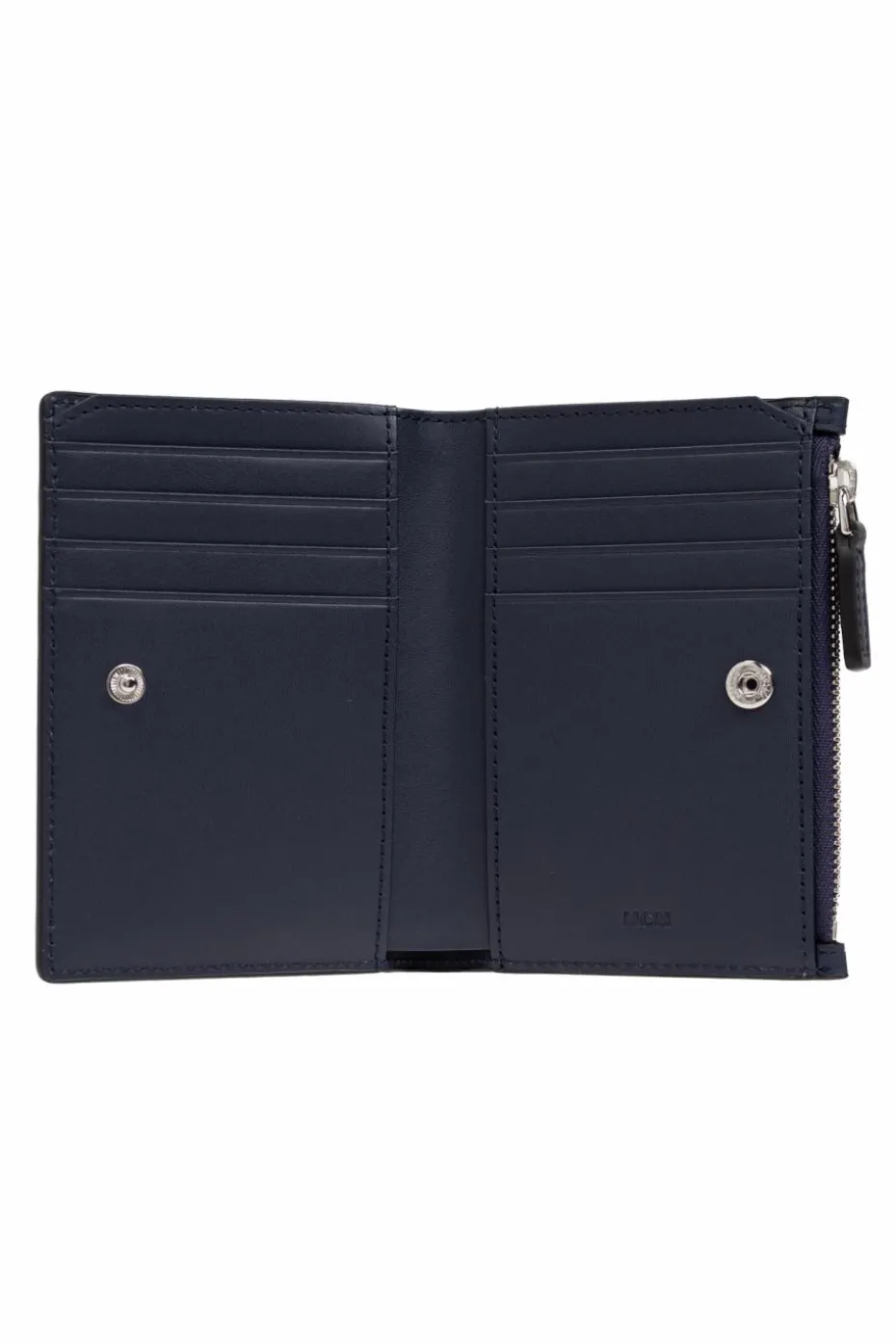 MCM NAVY BLUE Leather Wallet