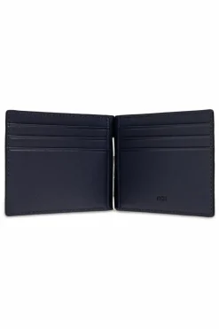 MCM NAVY BLUE Leather Wallet