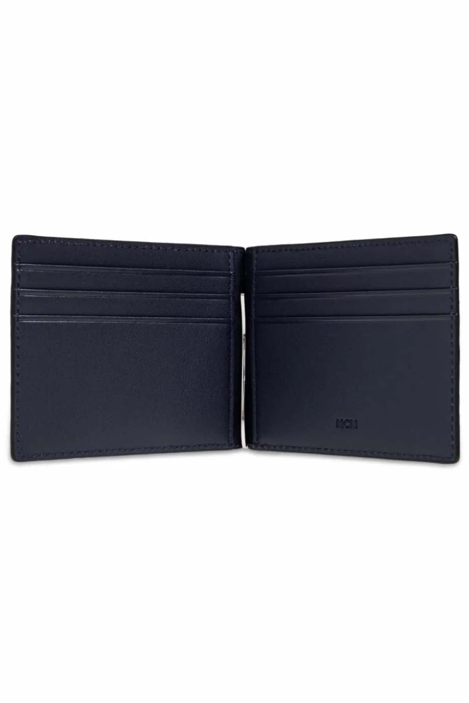 MCM NAVY BLUE Leather Wallet