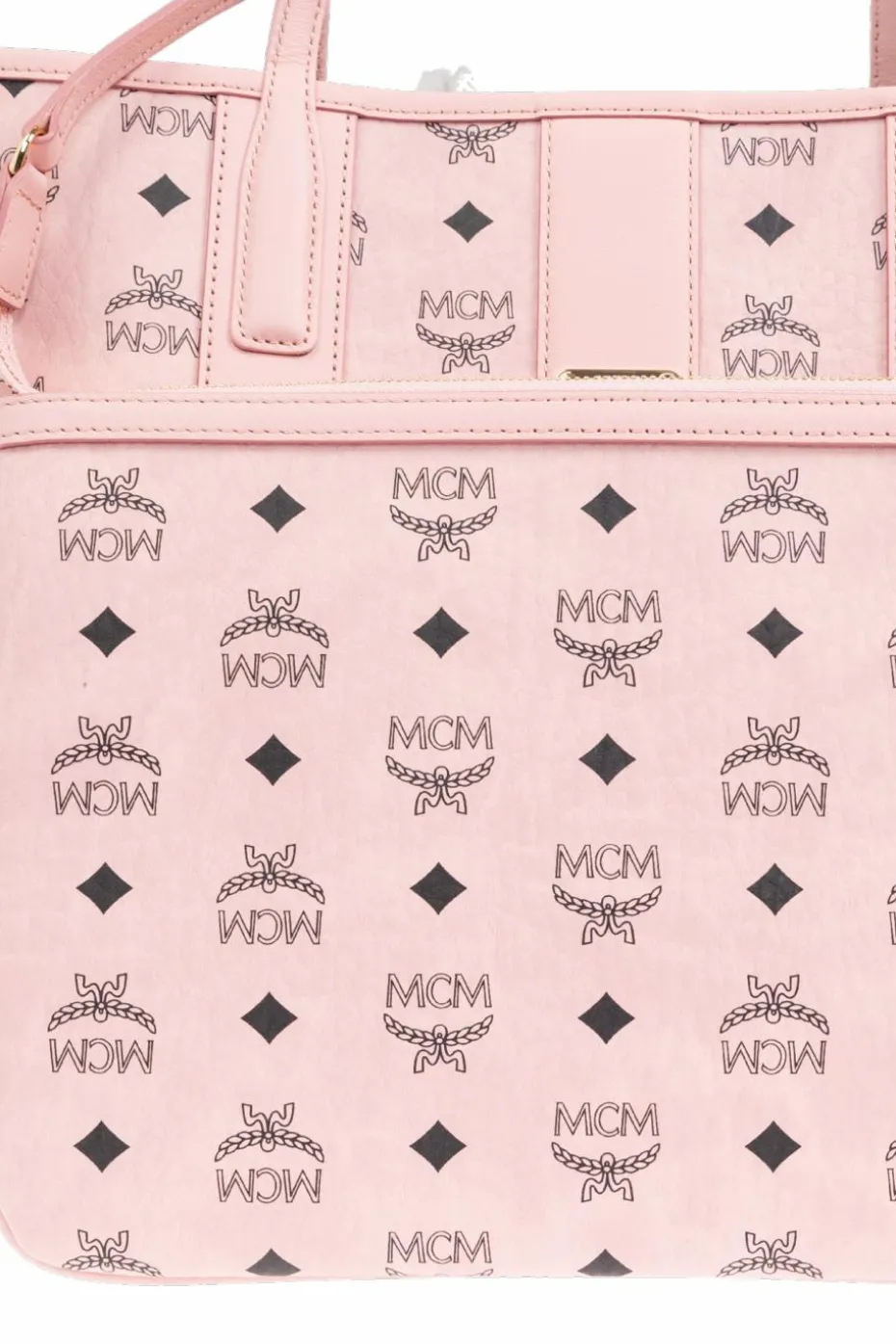 MCM PINK "Liz Medium" shopper bag