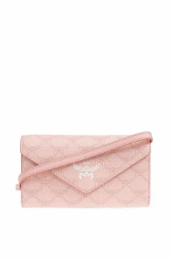 MCM PINK Wallet on a strap