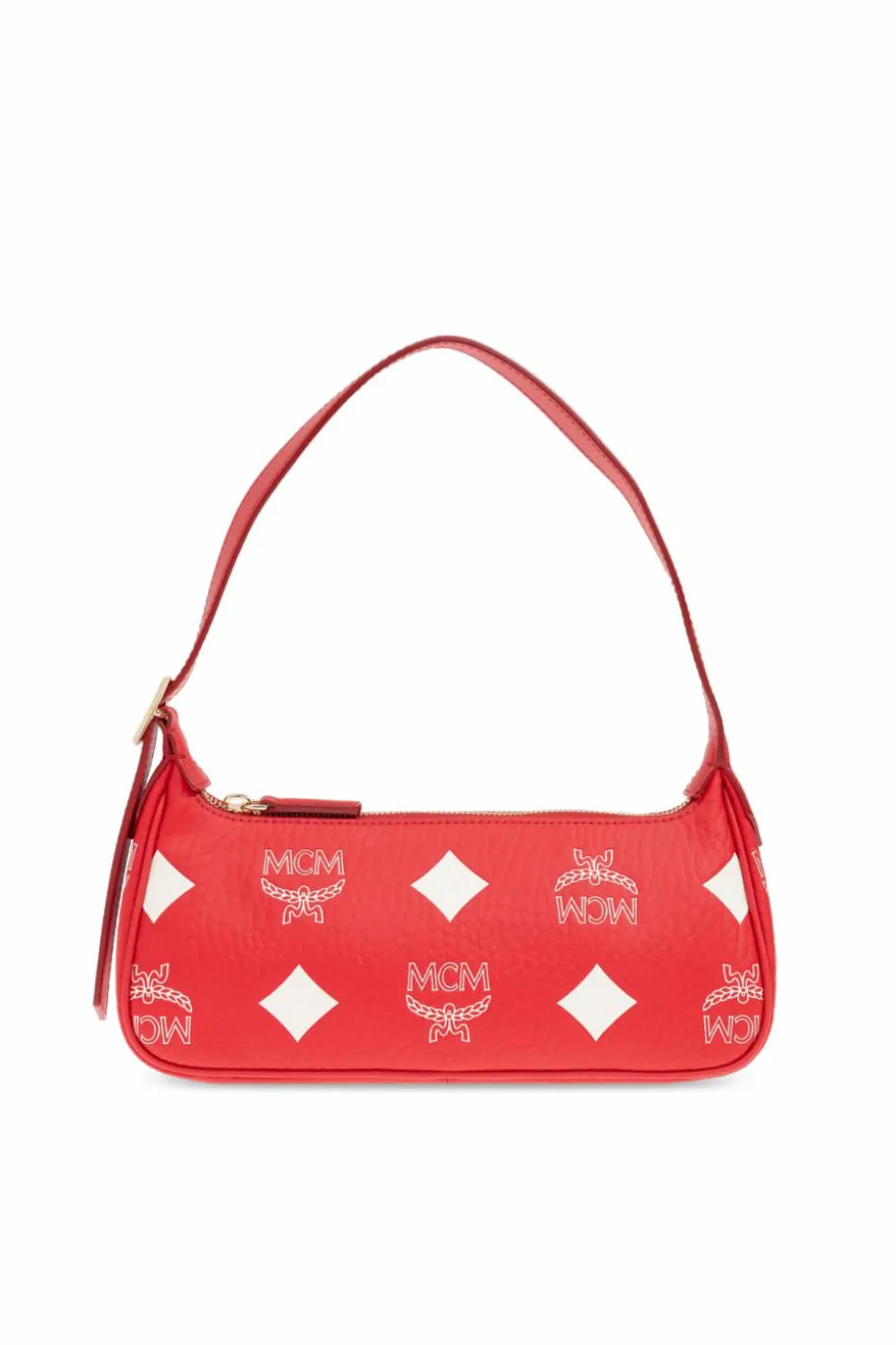 MCM RED Shoulder bag Aren Small