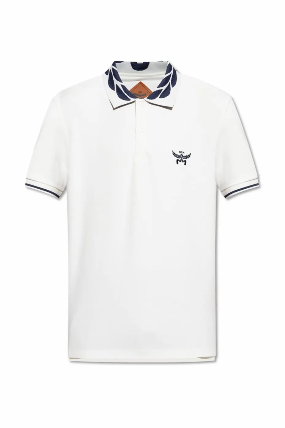 MCM WHITE Polo with Logo
