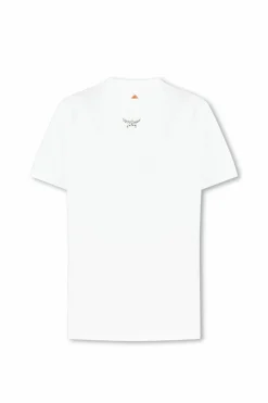 MCM WHITE T-shirt with logo