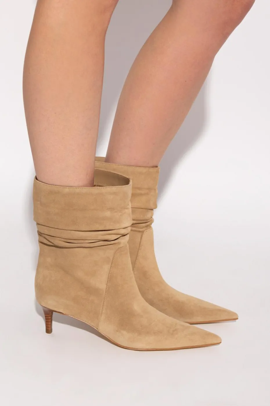 Michael Michael Kors beige Heeled ankle boots 'Dawn'