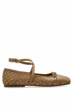 Michael Michael Kors beige Ballet Flats Collette