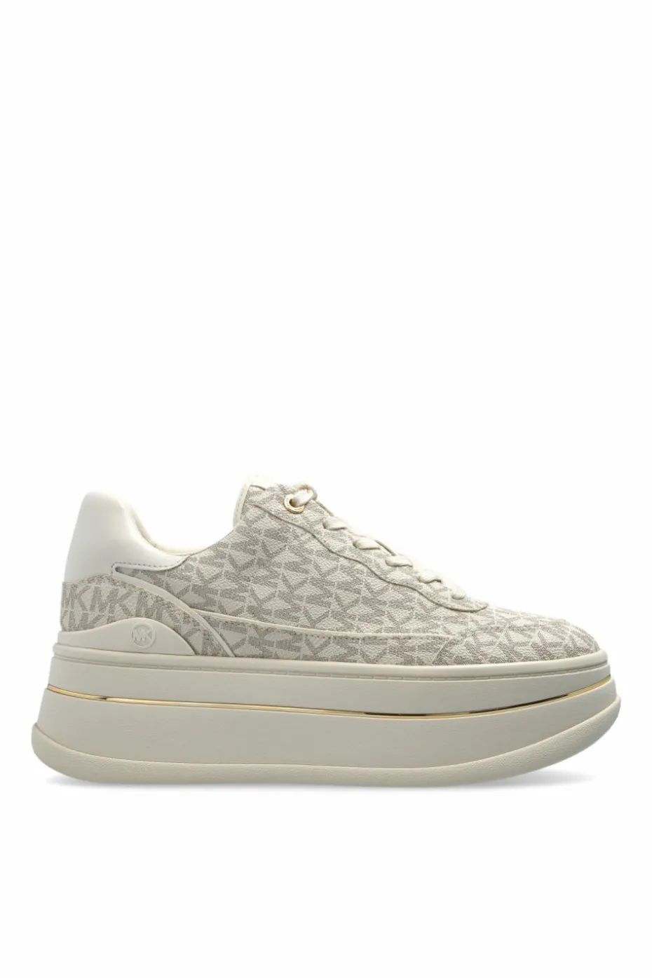 Michael Michael Kors beige "Hayes" platform sneakers