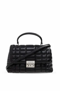 Michael Michael Kors BLACK "Tribeca Medium" Handbag
