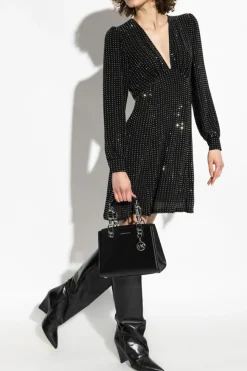 Michael Michael Kors BLACK Dress with shimmering sequins