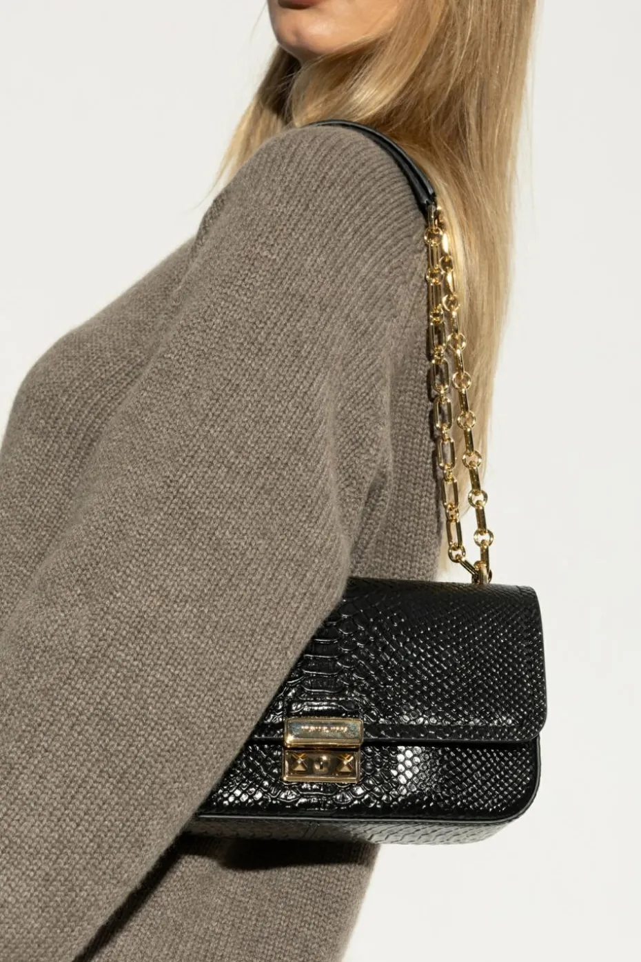 Michael Michael Kors BLACK Shoulder bag "Tribeca Large"