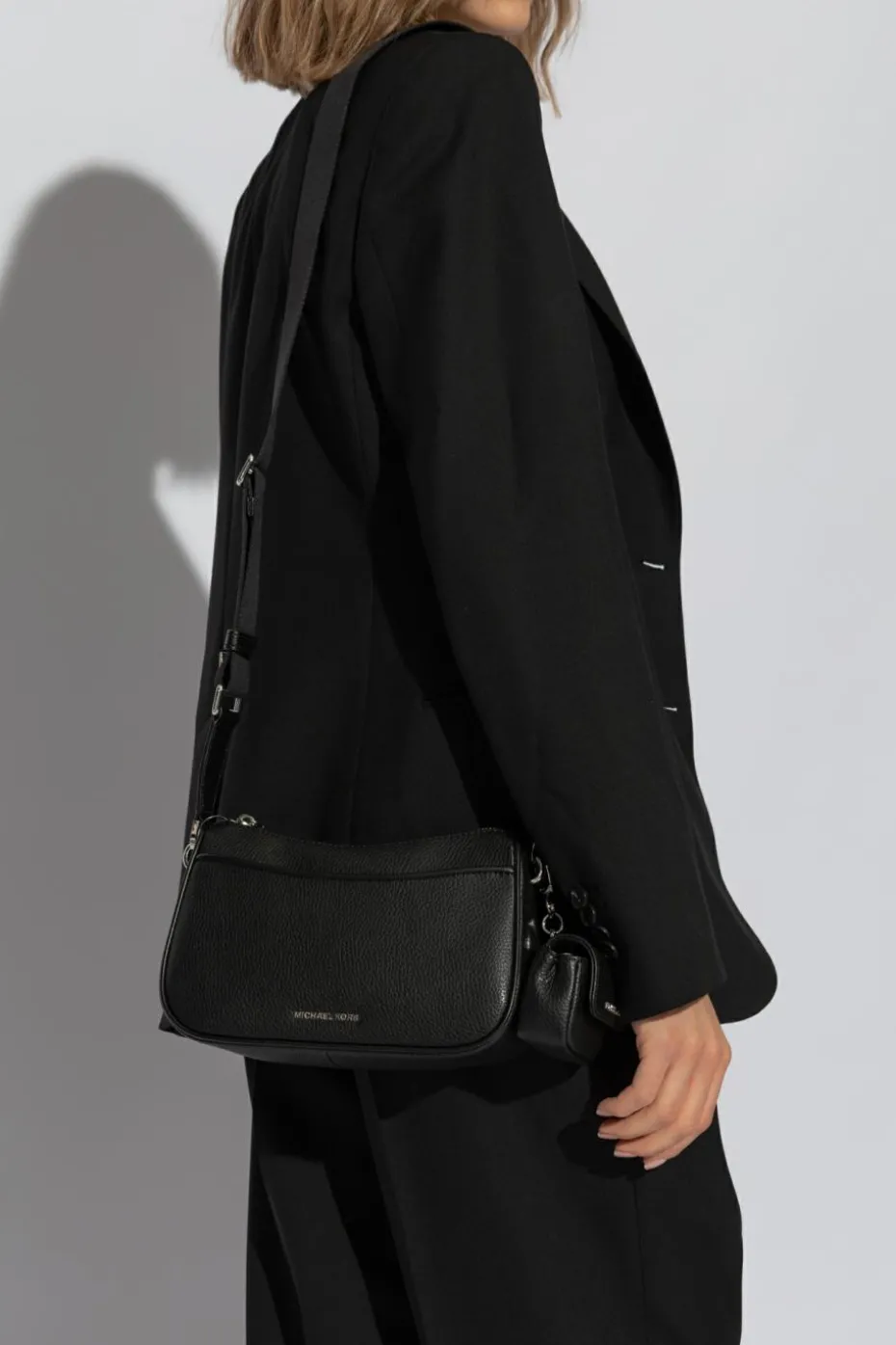 Michael Michael Kors BLACK Michael Michael Kors 'Jet Set' shoulder bag