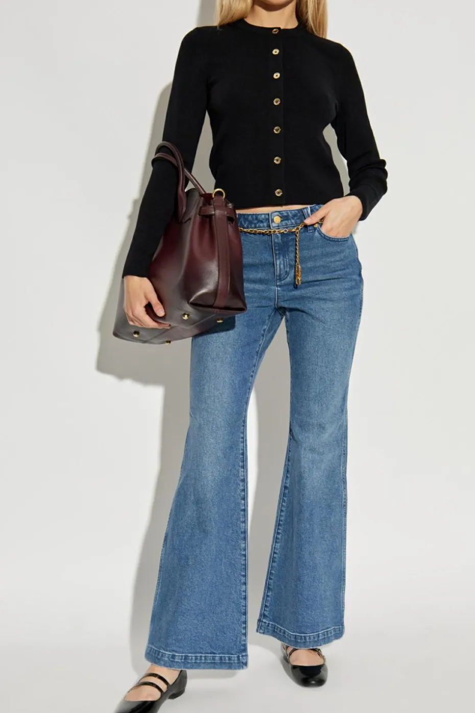 Michael Michael Kors BLACK Wool cardigan