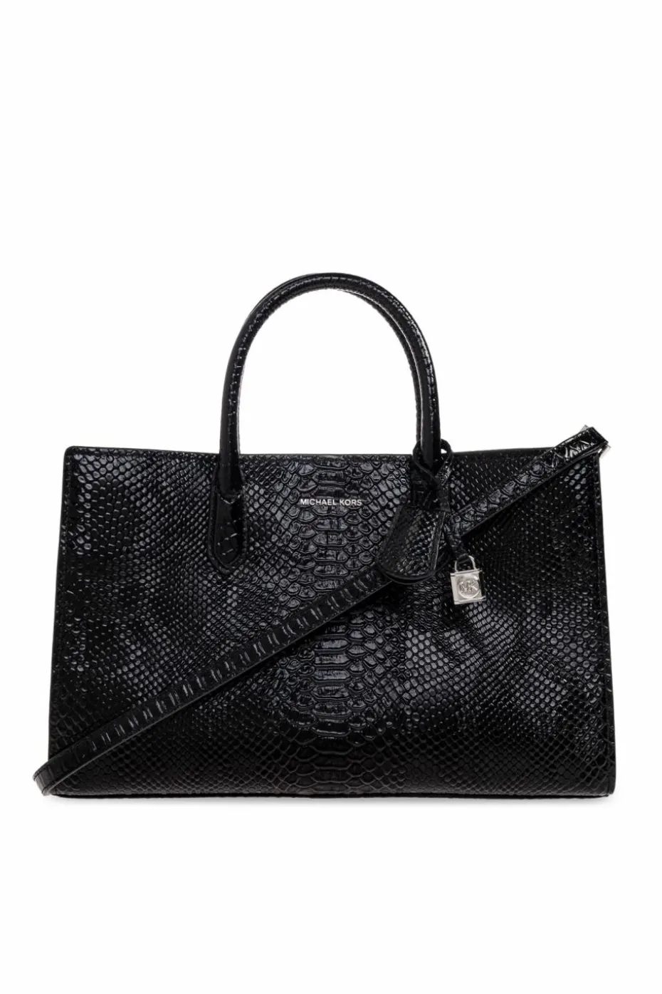 Michael Michael Kors BLACK Handbag `Scarlett Medium`