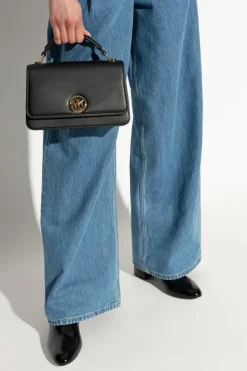 Michael Michael Kors BLACK Delancey Shoulder Bag