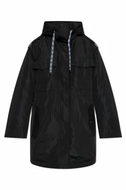 Michael Michael Kors BLACK Parka with hood